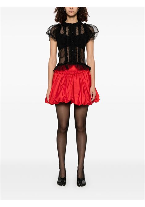 Top semi-trasparente in nero Simone rocha - donna SIMONE ROCHA | 53060069BLK